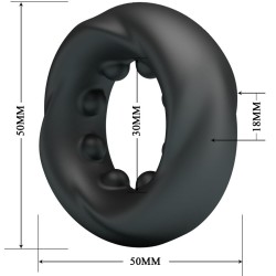 CRAZY BULL Daquez Penisring aus Silikon Modell 4
