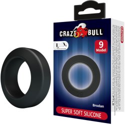 CRAZY BULL Brodan Penisring aus Silikon Modell 9