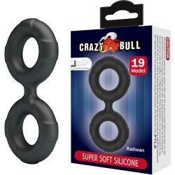 CRAZY BULL Radwan Penis- & Hodenring aus Silikon Modell 19