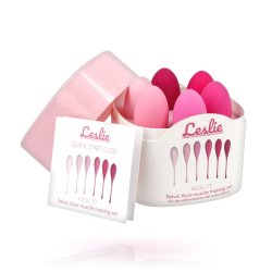 LESLIE Kegel Fit Beckenbodentrainings-Set mit 6 Gewichten