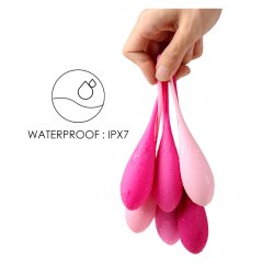 LESLIE Kegel Fit Beckenbodentrainings-Set mit 6 Gewichten