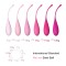 LESLIE Kegel Fit Beckenbodentrainings-Set mit 6 Gewichten