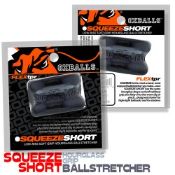 OXBALLS Squeeze Short Hodenstrecker aus Flex-TPR Schwarz