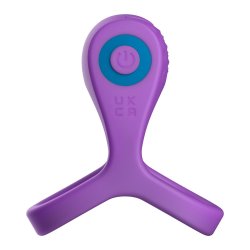 DREAM TOYS Love Signal Bold Embrace Penisring mit Vibration Violett