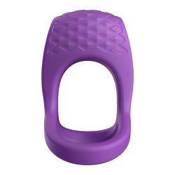 DREAM TOYS Love Signal Bold Embrace Penisring mit Vibration Violett