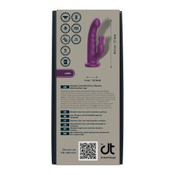 DREAM TOYS BOLD Strap-On Dildo Sage mit Vibration, Rotation & Fernbedienung Ø 4.0 cm Violett