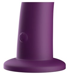 DREAM TOYS BOLD Strap-On Dildo Nova mit Vibration & Fernbedienung Ø 3.5 cm Violett