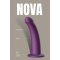 DREAM TOYS BOLD Strap-On Dildo Nova mit Vibration & Fernbedienung Ø 3.5 cm Violett
