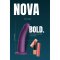 DREAM TOYS BOLD Strap-On Dildo Nova mit Vibration & Fernbedienung Ø 3.5 cm Violett