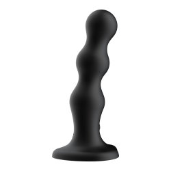 DREAM TOYS BOLD Strap-On Dildo Kay mit Vibration & Fernbedienung Ø 4.0 cm Schwarz