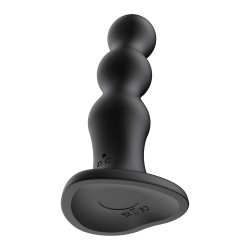 DREAM TOYS BOLD Strap-On Dildo Kay mit Vibration & Fernbedienung Ø 4.0 cm Schwarz