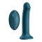 DREAM TOYS BOLD Strap-On Dildo Axel mit Vibration & Fernbedienung Ø 4.5 cm Blau