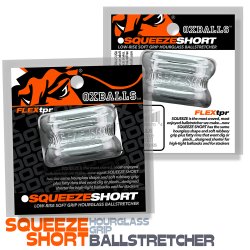 OXBALLS Squeeze Short Hodenstrecker aus Flex-TPR Transparent