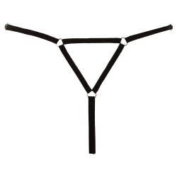COTTELLI LINGERIE Offener String mit Schmuckringen OS
