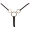 COTTELLI LINGERIE Offener String mit Schmuckringen OS