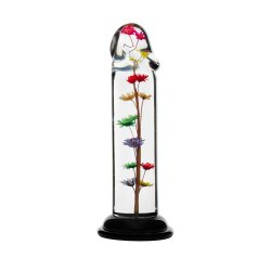 LOVISS Helichrysum Garden Flower Dildo Smooth Transparent