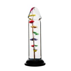 LOVISS Helichrysum Garden Flower Dildo Smooth Transparent