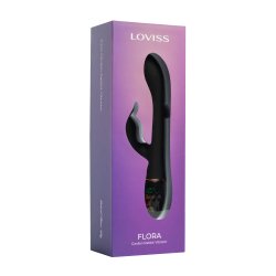 LOVISS Flora Garden Rabbit Vibrator Black