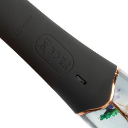 LOVISS Flora Garden Rabbit Vibrator Black