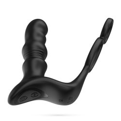 CRUSHIOUS Crixus Prostata Vibrator mit Fernbedienung Schwarz
