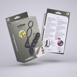 CRUSHIOUS Crixus Prostata Vibrator mit Fernbedienung Schwarz