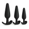 CRUSHIOUS Tic Tac Toe Anal-Plug 3er-Set Schwarz