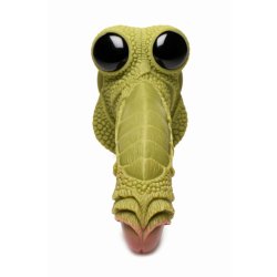 XR PLAY HARD Creature Cocks Scaled Swamp Monster Dildo Grün