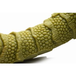 XR PLAY HARD Creature Cocks Scaled Swamp Monster Dildo Grün