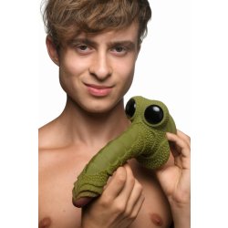 XR PLAY HARD Creature Cocks Scaled Swamp Monster Dildo Grün