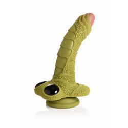 XR PLAY HARD Creature Cocks Scaled Swamp Monster Dildo Grün