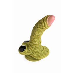XR PLAY HARD Creature Cocks Scaled Swamp Monster Dildo Grün