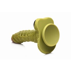 XR PLAY HARD Creature Cocks Scaled Swamp Monster Dildo Grün