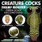 XR PLAY HARD Creature Cocks Scaled Swamp Monster Dildo Grün