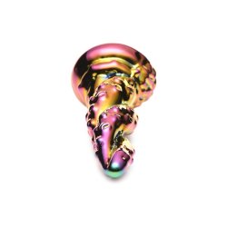 XR PLAY HARD Creature Cocks Enchantress Rainbow Glass Dildo Multicolor