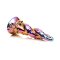 XR PLAY HARD Creature Cocks Enchantress Rainbow Glass Dildo Multicolor