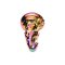 XR PLAY HARD Creature Cocks Enchantress Rainbow Glass Dildo Multicolor