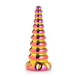 XR PLAY HARD Creature Cocks Twilight Rainbow Glass Dildo...