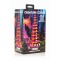XR PLAY HARD Creature Cocks Twilight Rainbow Glass Dildo Multicolor