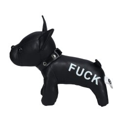 S-LINE Puppy Plüschhündchen Aufschrift "Fuck"