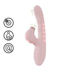 VIVE Andria G-Spot Vibrating & Tap Clit Stimulator mit LED Pink
