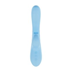 VIVE Andria G-Spot Vibrating & Tap Clit Stimulator mit LED Blau