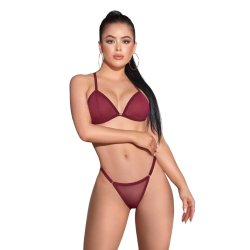 ZOF Nina Dessous-Set 2-teilig Burgundy