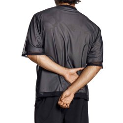 MODUS VIVENDI Dark Double Layer Box Logo T-Shirt Weiss/Schwarz