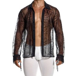 MODUS VIVENDI Lingerie Lace Shirt Schwarz