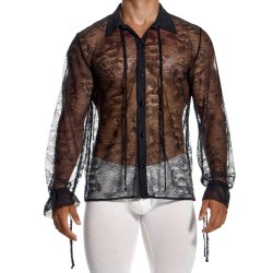 MODUS VIVENDI Lingerie Lace Shirt Schwarz