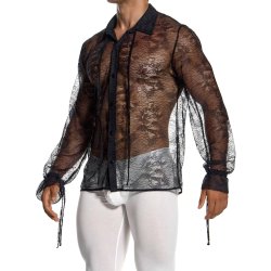 MODUS VIVENDI Lingerie Lace Shirt Schwarz