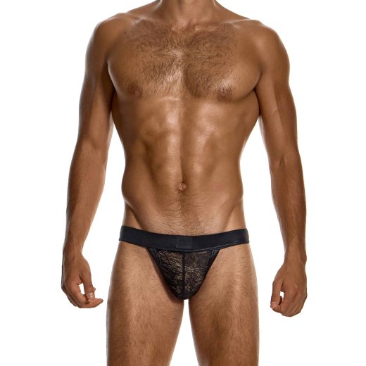 MODUS VIVENDI Lingerie Lace Cheeky Tanga Brief Schwarz