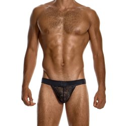 MODUS VIVENDI Lingerie Lace Cheeky Tanga Brief Schwarz