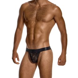 MODUS VIVENDI Lingerie Lace Cheeky Tanga Brief Schwarz