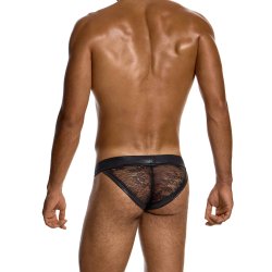MODUS VIVENDI Lingerie Lace Cheeky Tanga Brief Schwarz